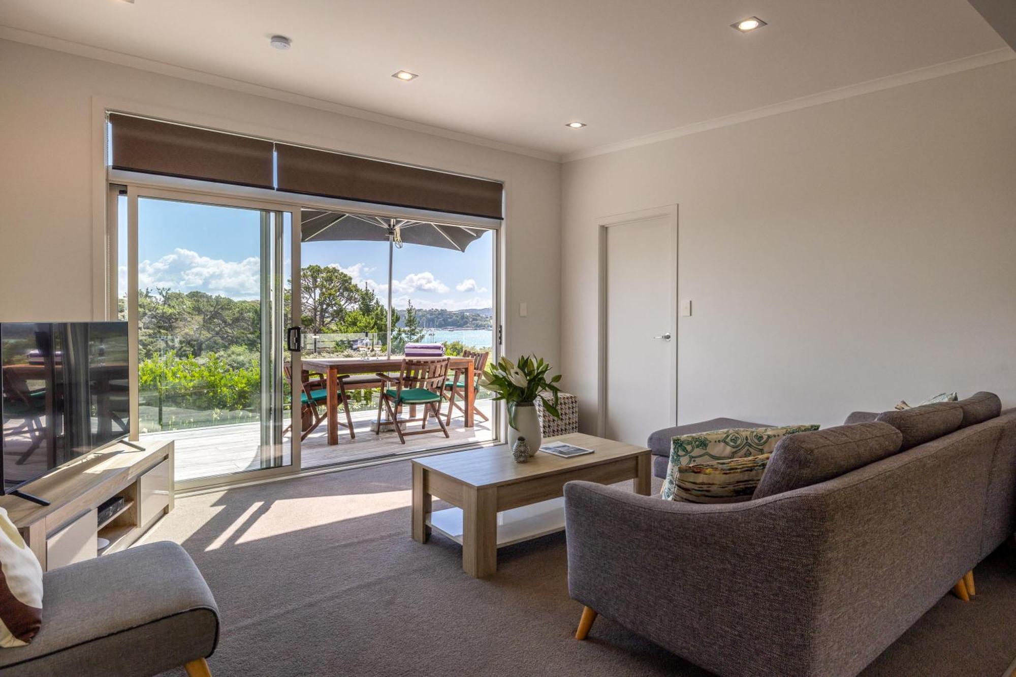 Te Whau Bach Apartments - Stay Waiheke Te Whau Bay ภายนอก รูปภาพ